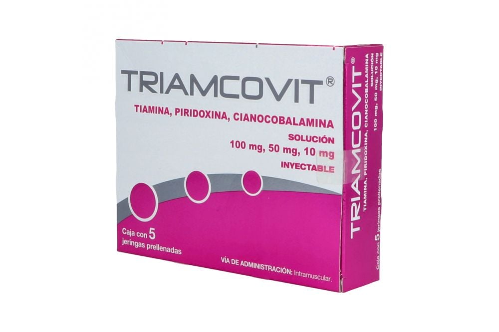 TRIAMCOVIT 5 AMP 100MG/50MG/10MG