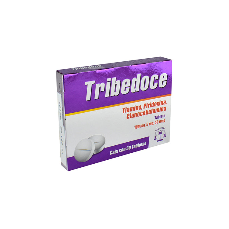 TRIBEDOCE 30 TAB 100/5/0.05 MG