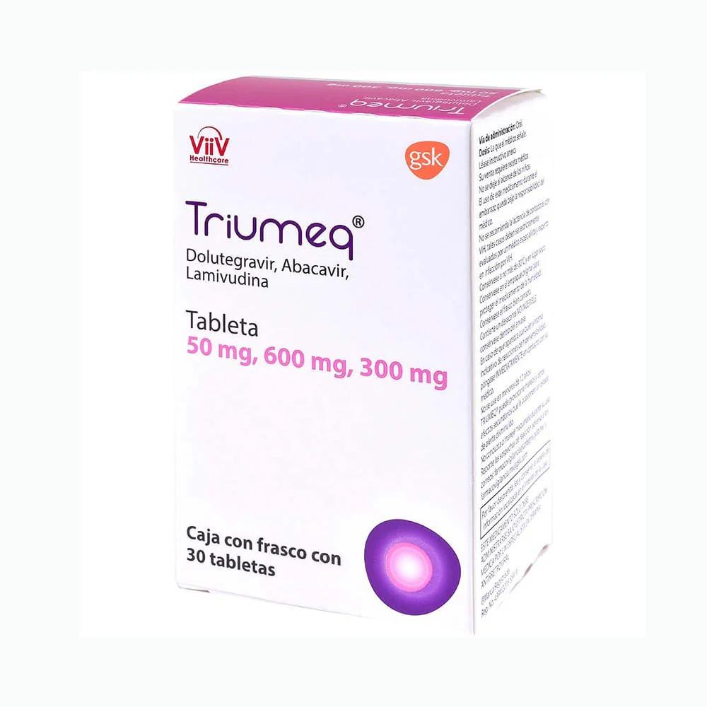 TRIUMEQ 50/600/300 MG 30 TAB
