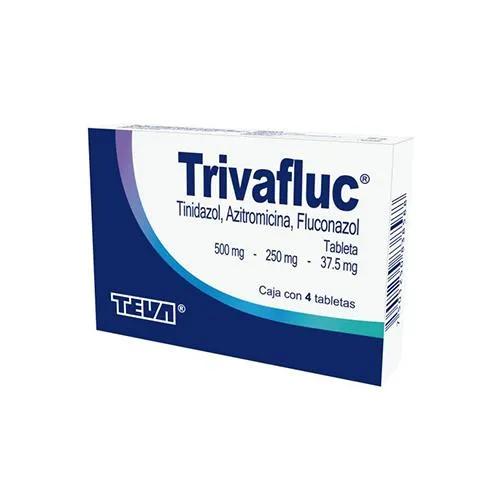 TRIVAFLUC 250/37.5/ 500MG 4 TAB