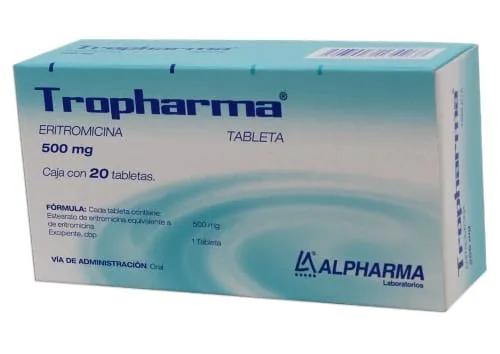 TROPHARMA 20 TAB 500 MG