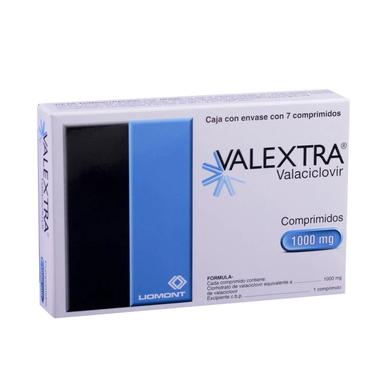 VALEXTRA 1000 MG 7 CPR