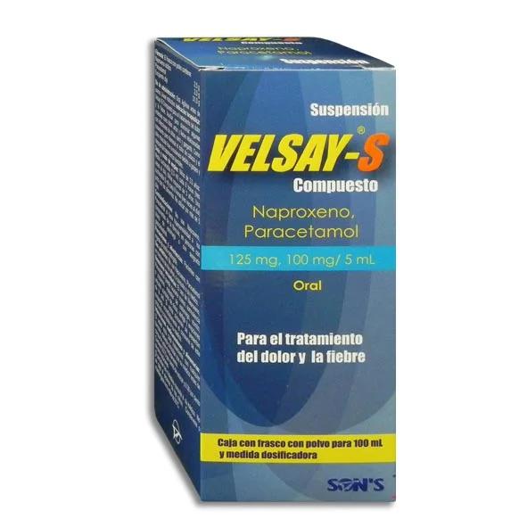 VELSAY-S 1 SUSP 125/100 MG/5 ML