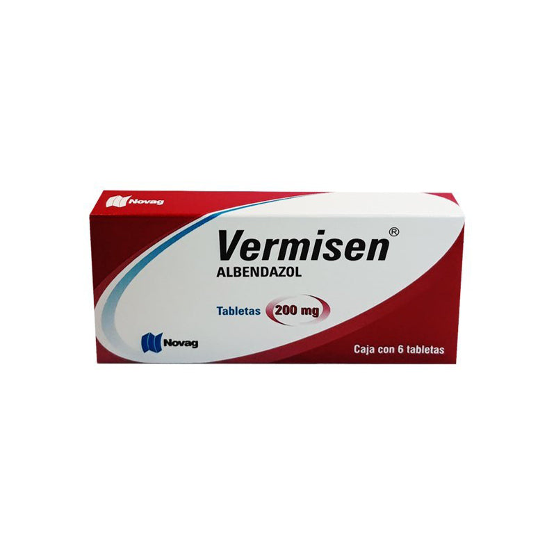 VERMISEN 6 TAB 200 MG