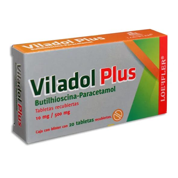 VILADOL PLUS 20 TAB 10/500 MG