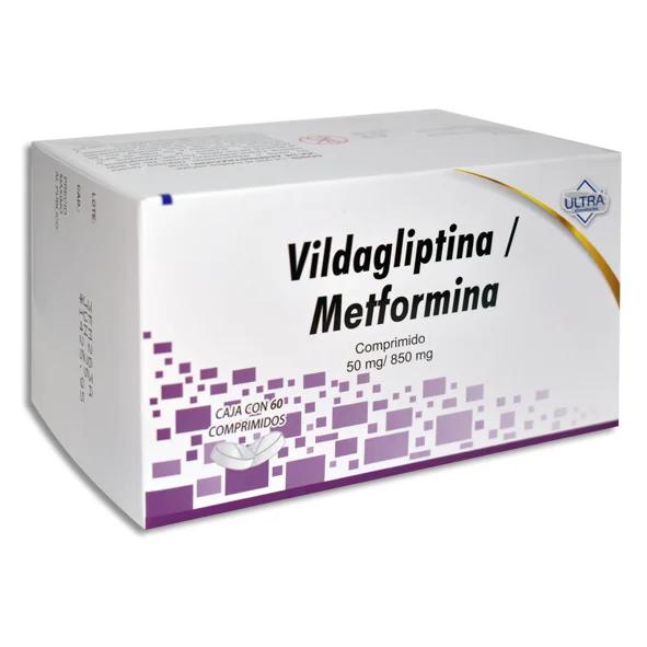 VILDAGLIPTINA METFORMINA 60COMP 50/850MG