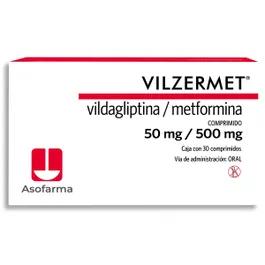 VILZERMET 50/500 MG 30 CPR