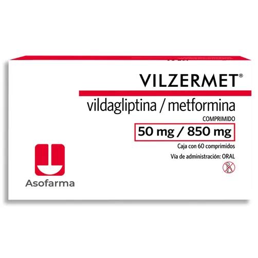 VILZERMET 50/850 MG 60 CPR