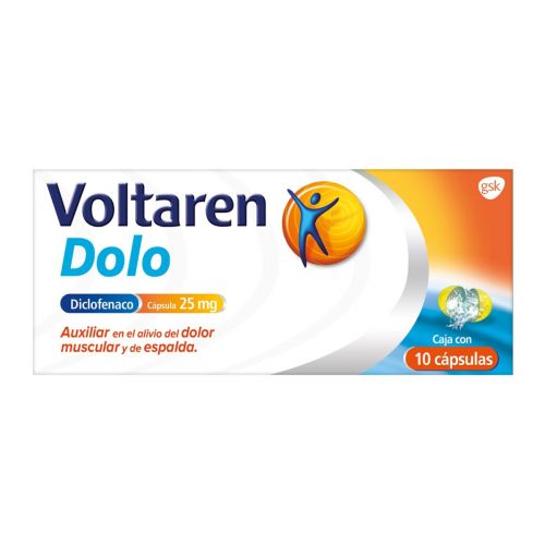 VOLTAREN DOLO 25 MG 10 CAPS