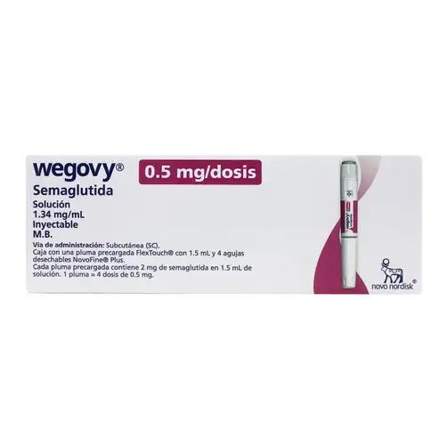 WEGOVY 0.5MG PLUMA 4 DOSIS 1.34MG