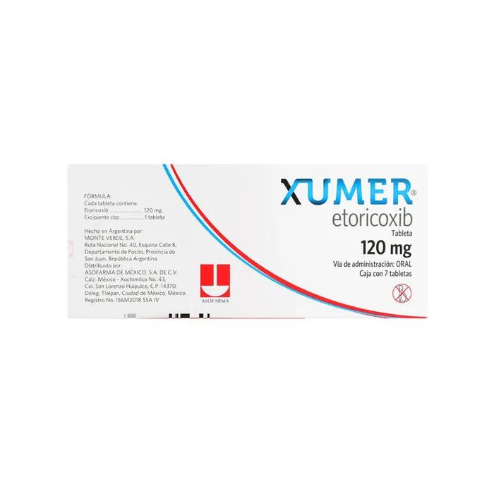 XUMER 120 MG 7 TAB