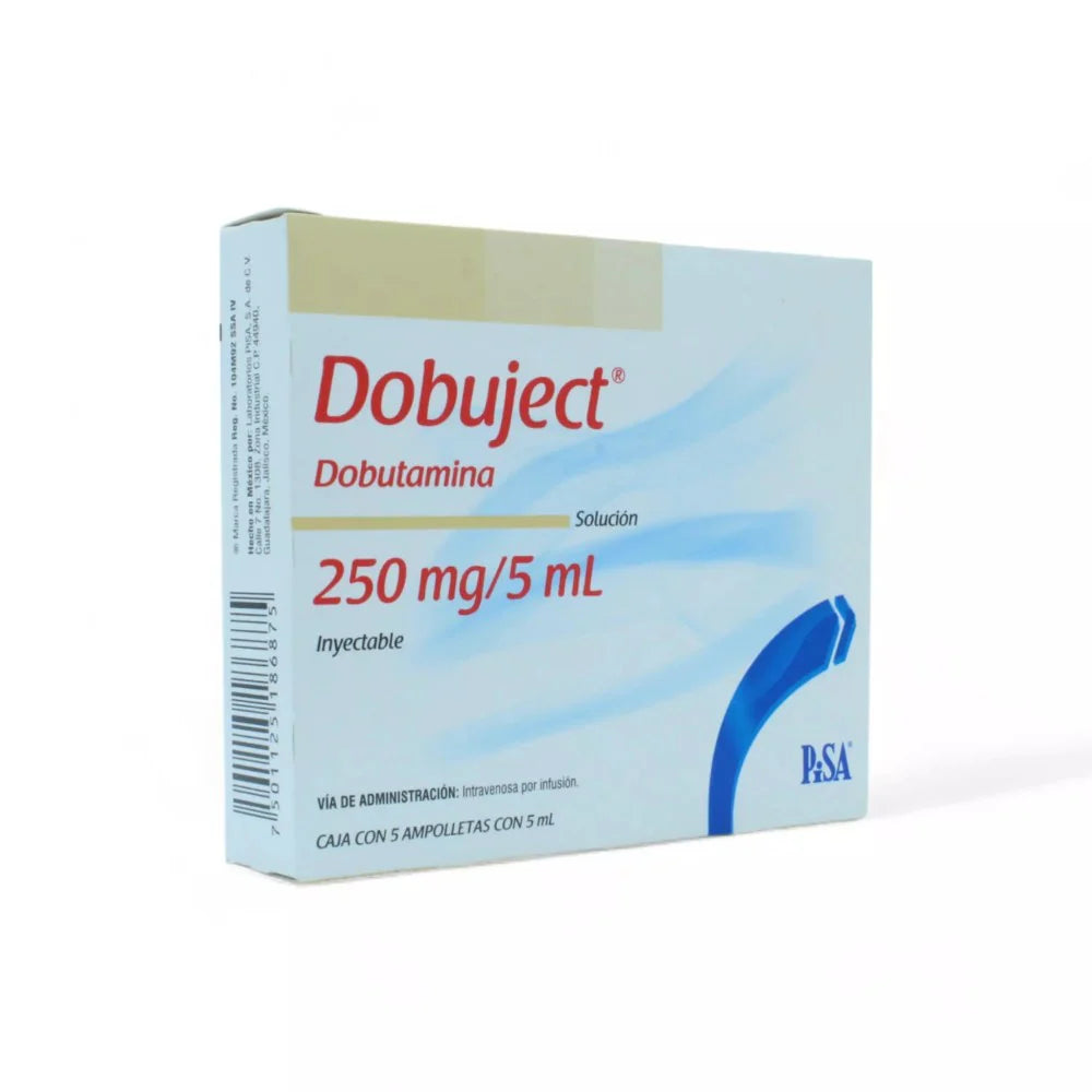 DOBUJECT 250MG/5ML C/5ML 5AMP SI
