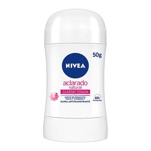 NIVEA WM ACLARADO NAT CLASSIC TOUCH STICK 50G