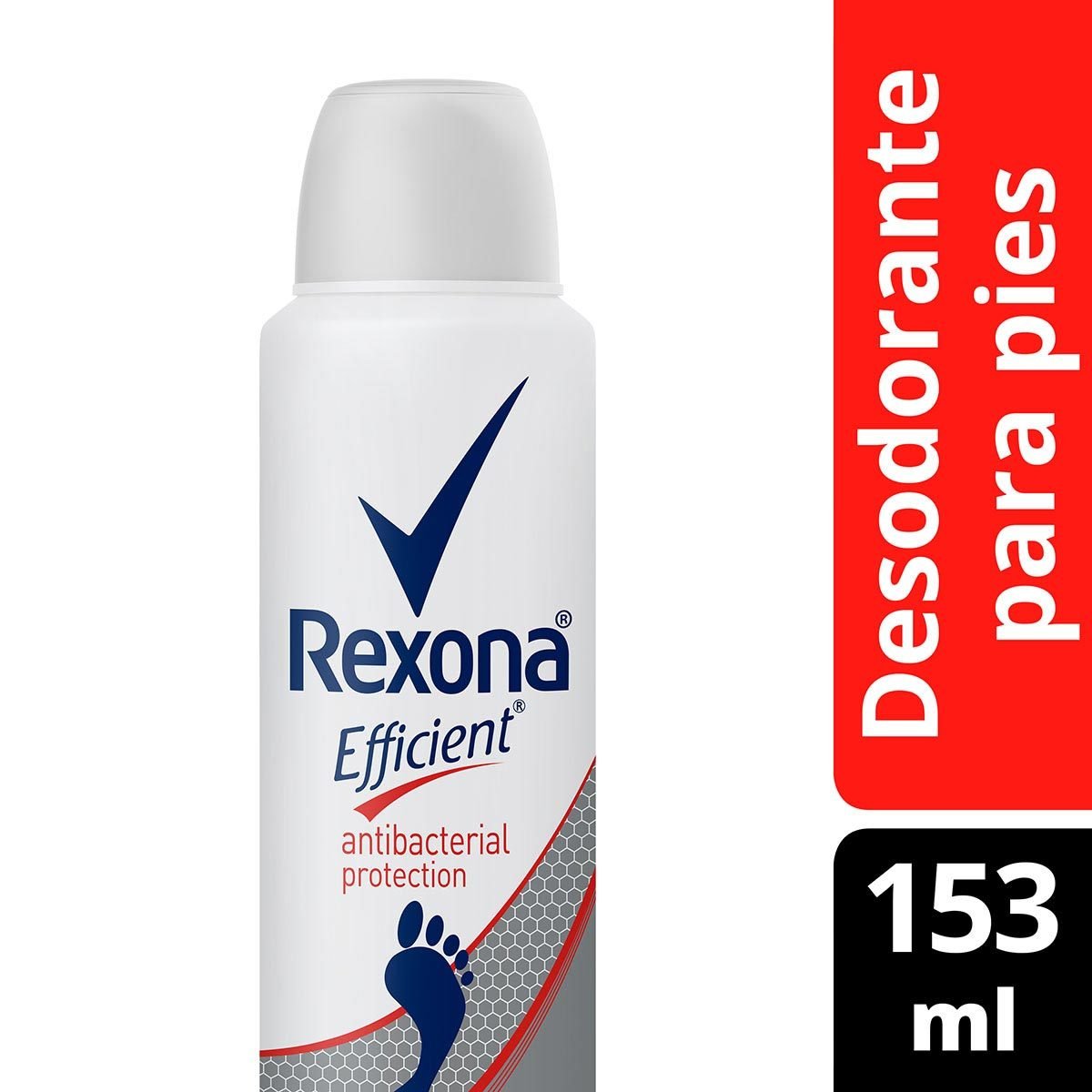 La Coope en Casa - DESODORANTE PARA PIES REXONA EFFICIENT ORIGINAL 88grs