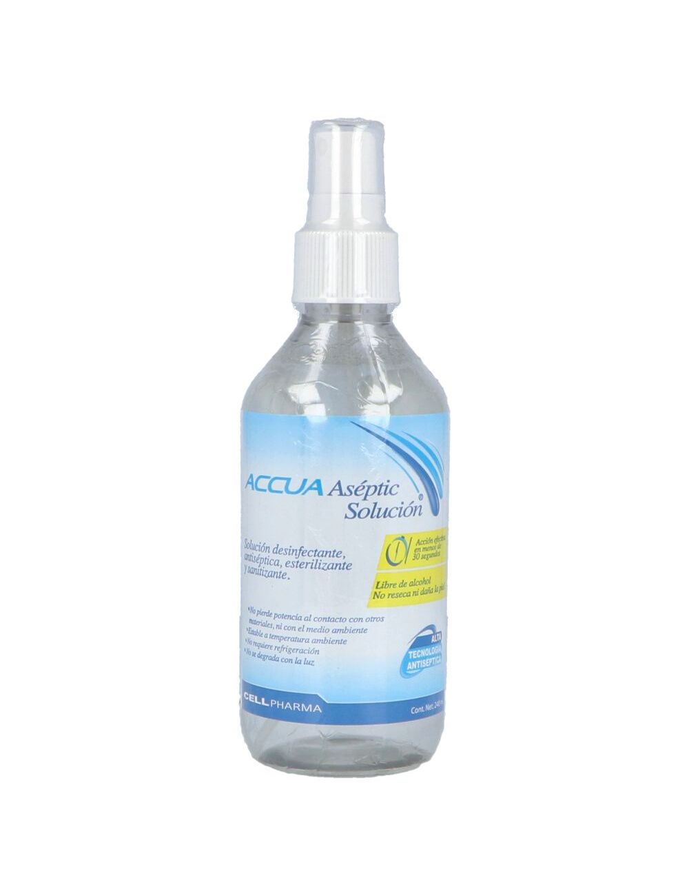 ACCUA ASEPTIC SOLUCION FCO 240 ML