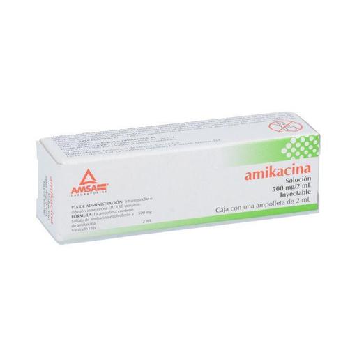 AMIKACINA 1 AMP 500MG 2ML AMSA