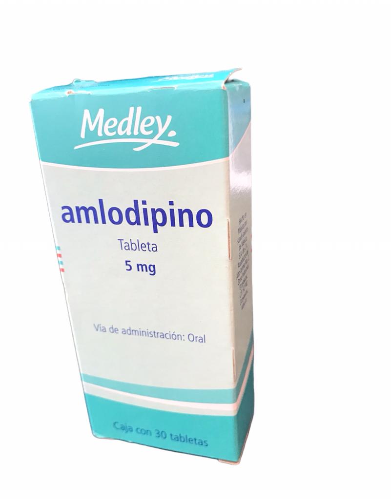 AMLODIPINO 30 TAB 5MG MEDLEY