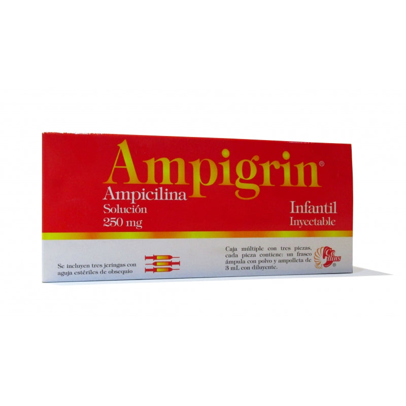 AMPIGRIN INF 3 AMP 250MG