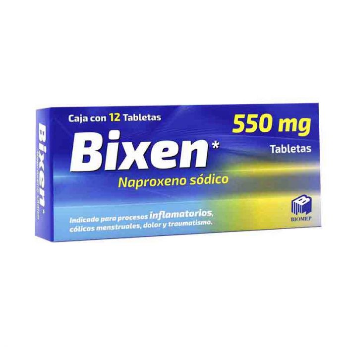 BIXEN 12 TAB 550MG BIOMEP