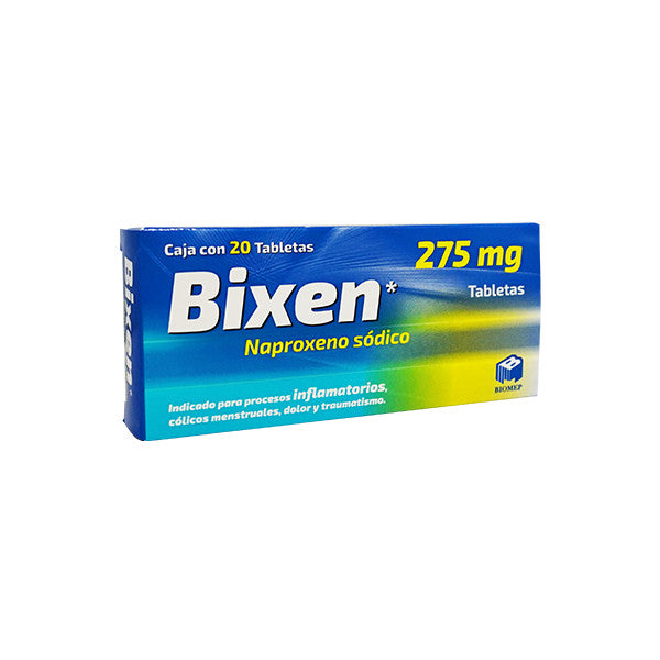 BIXEN 20 TAB 275MG BIOMEP