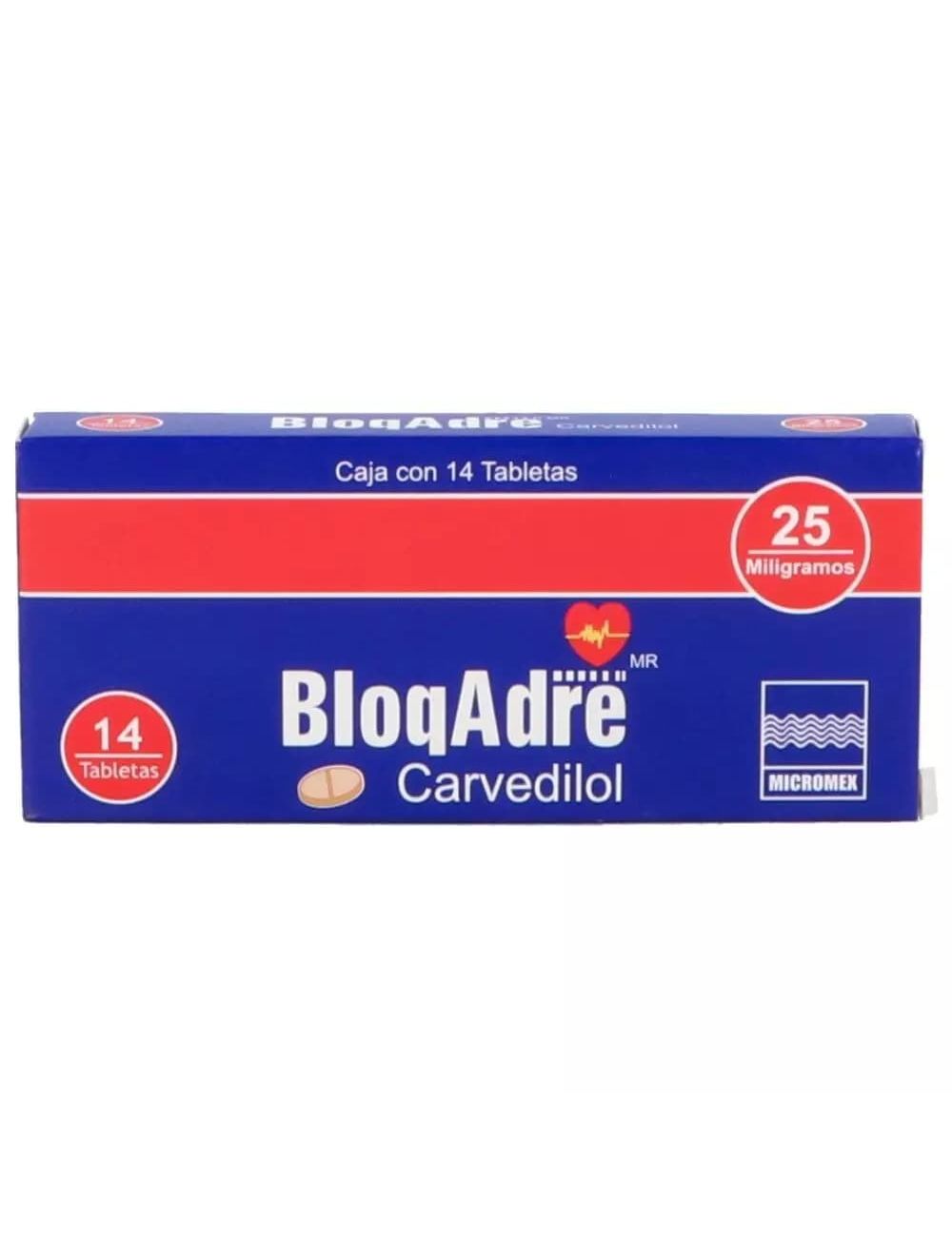 BLOQADRE 14 TAB 25MG MICRO PHARMACEUTICALS