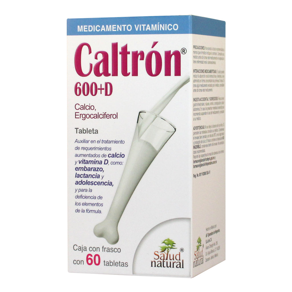 CALTRON 600+D 60 TAB 600MG /125 UI