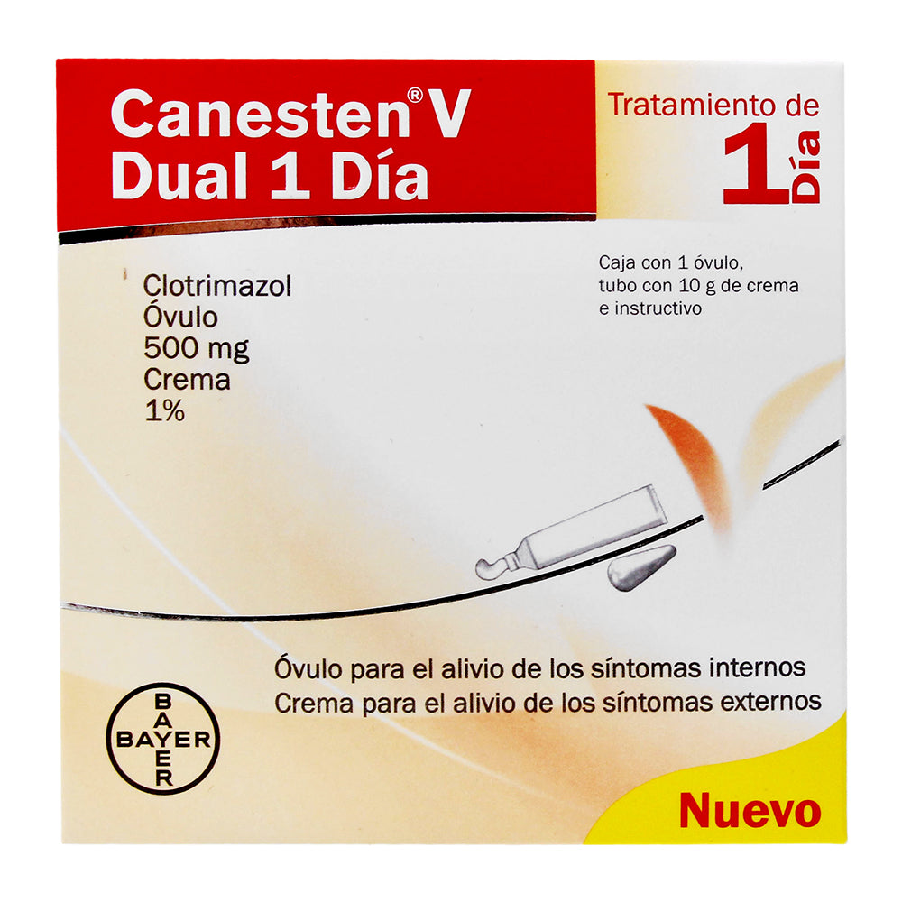 CANESTEN-V DUAL 1 DIA 1 OV+10G CRA