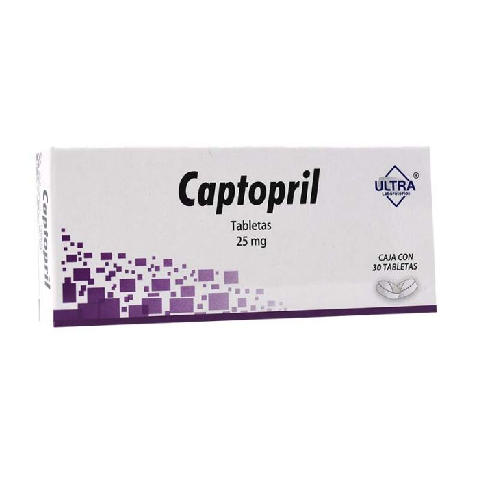 CAPTOPRIL 30 TAB 25 MG