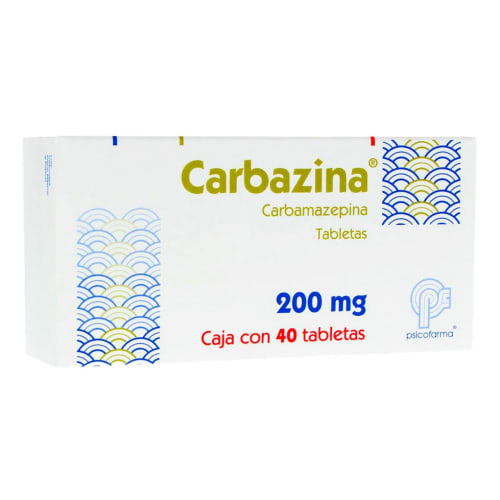 CARBAZINA 200 MG 40 TAB