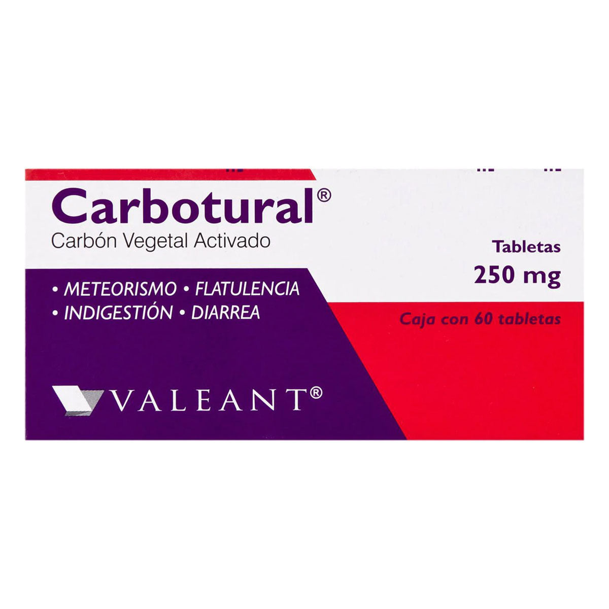 CARBOTURAL 250 MG 60 TAB