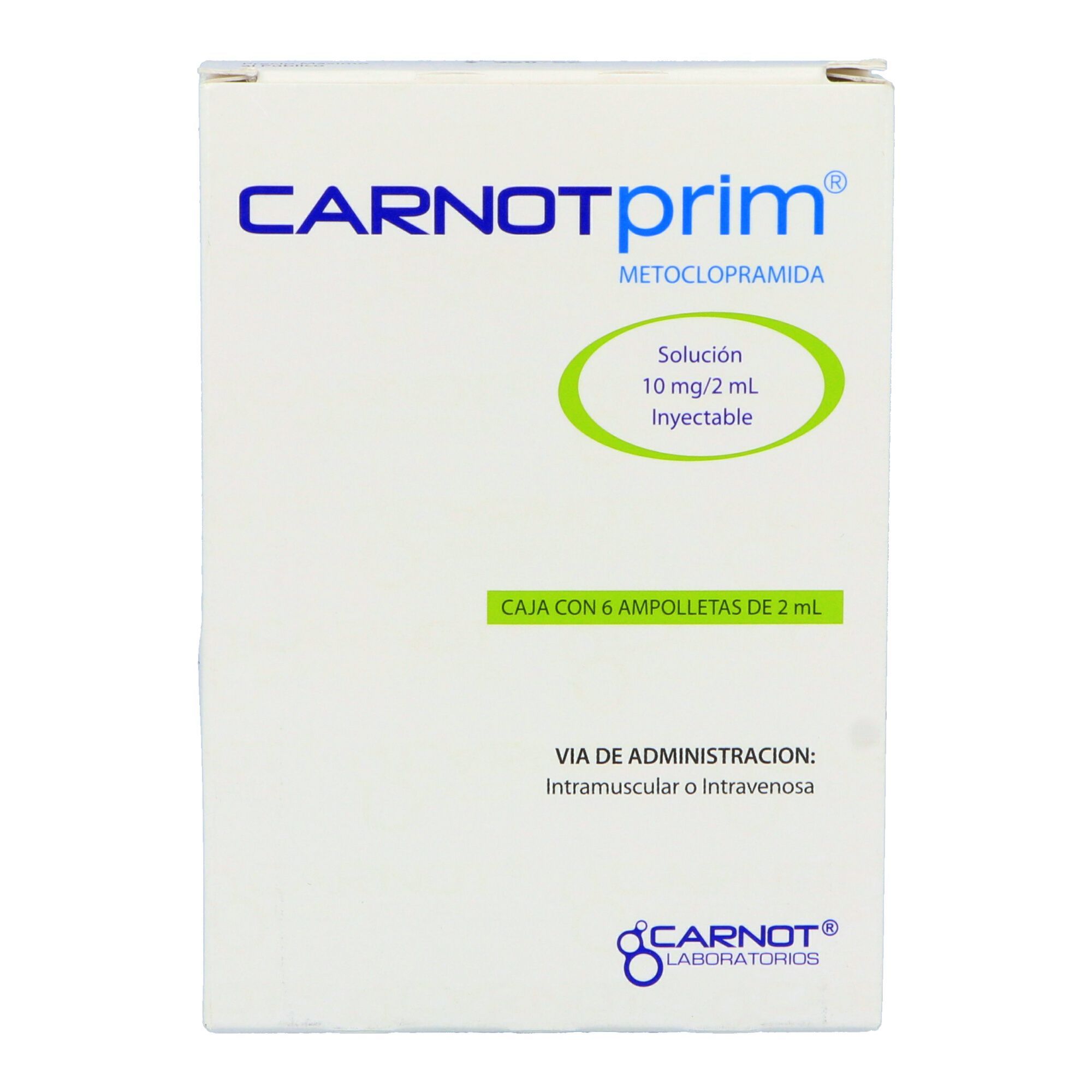 CARNOTPRIM 10 MG AMP 6X2 ML