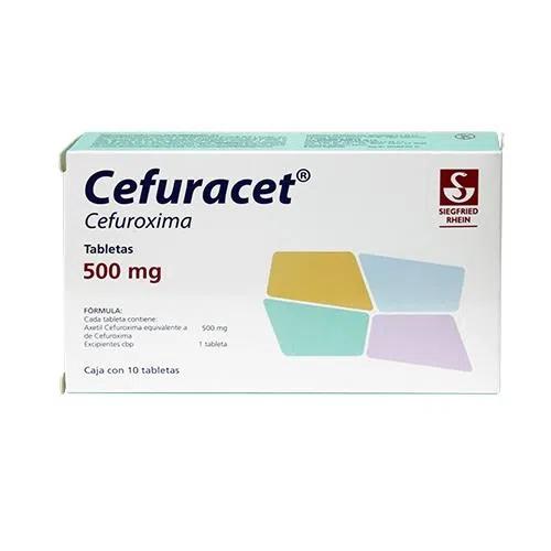 CEFURACET 500 MG 10 TAB