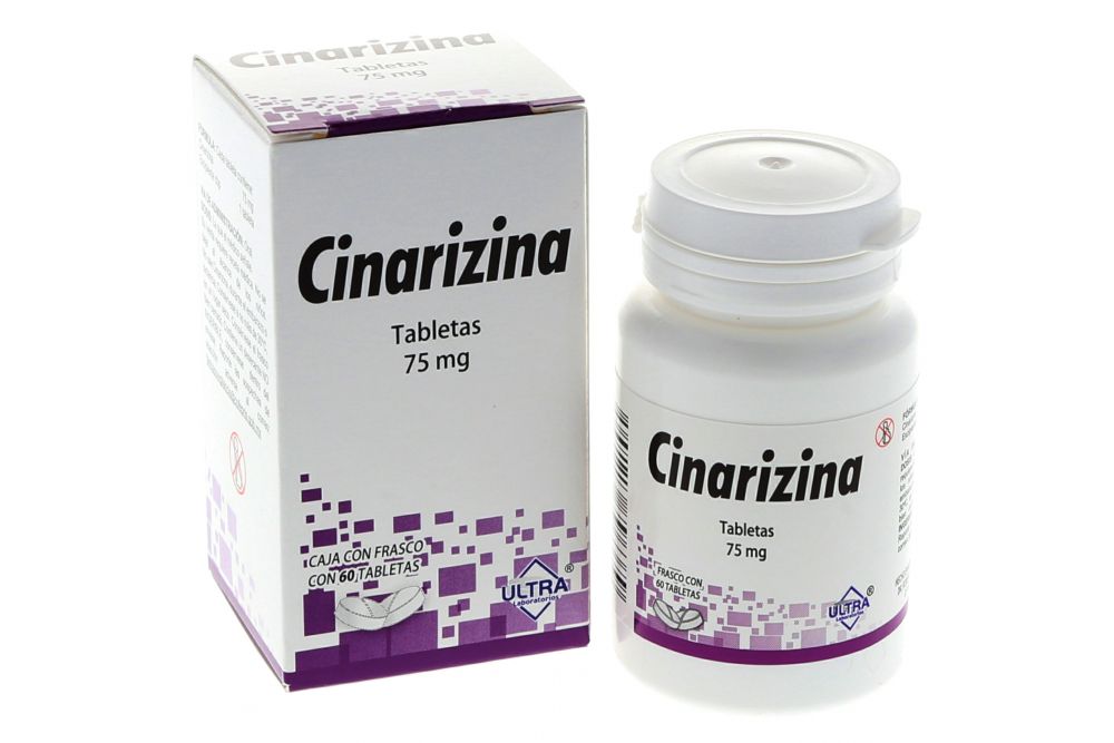 CINARIZINA 60 TAB 75 MG