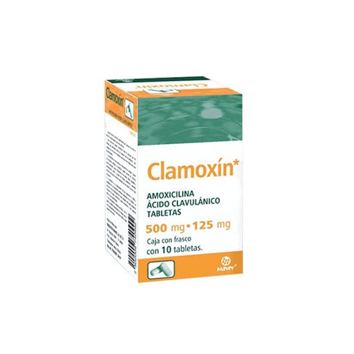 CLAMOXIN 10 TAB 500/125 MG