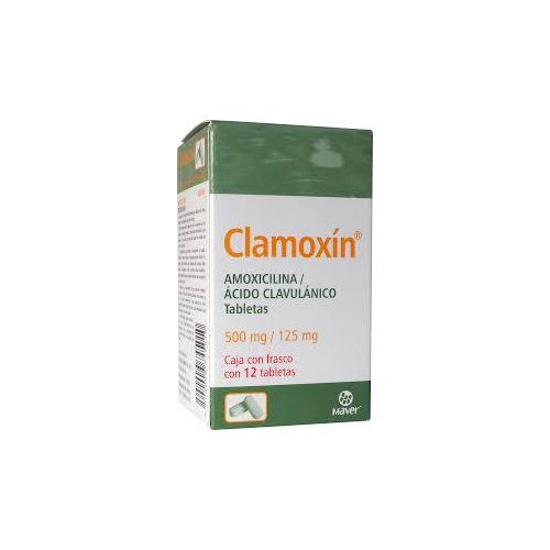 CLAMOXIN 12 TAB 500/125 MG