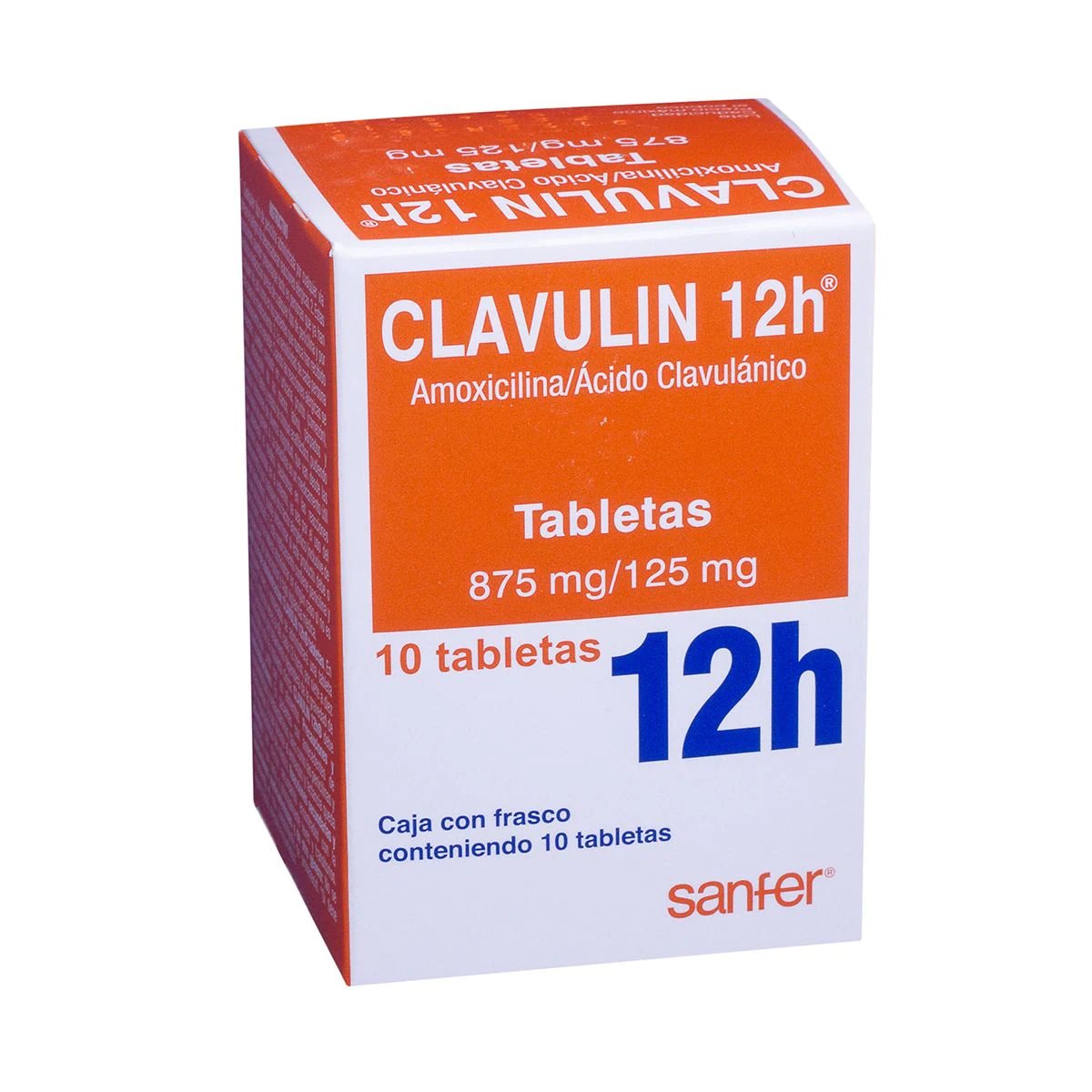CLAVULIN 12H 875/125MG 10 TAB