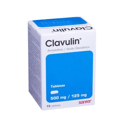 CLAVULIN 500 MG 15 TAB