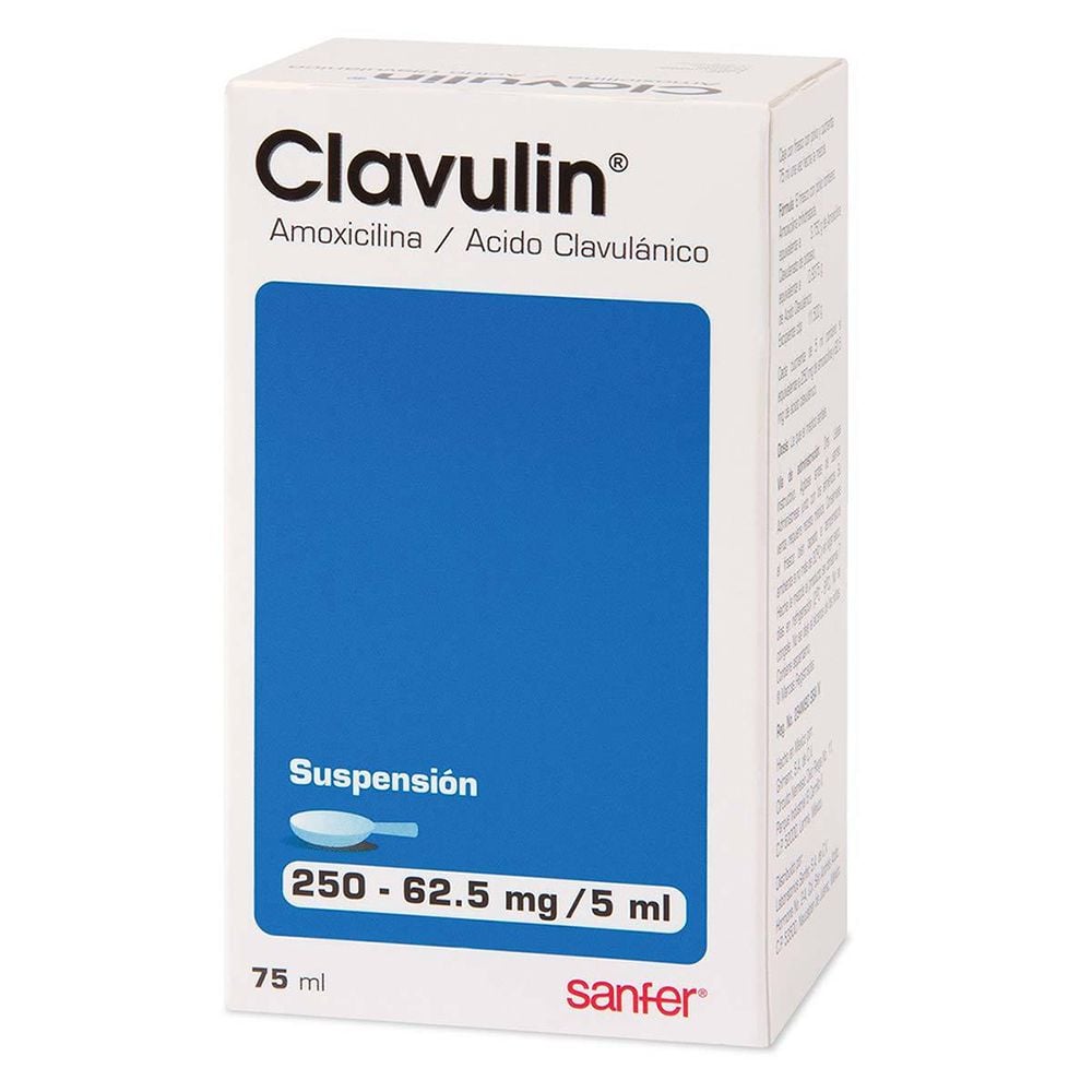 CLAVULIN 250 MG 75ML SUSP