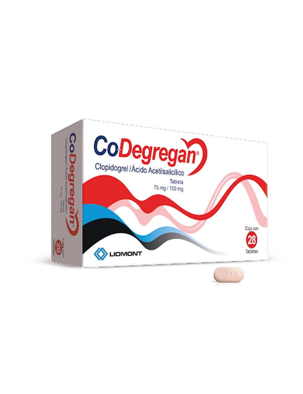CO-DEGREGAN 75/100MG 28 TAB