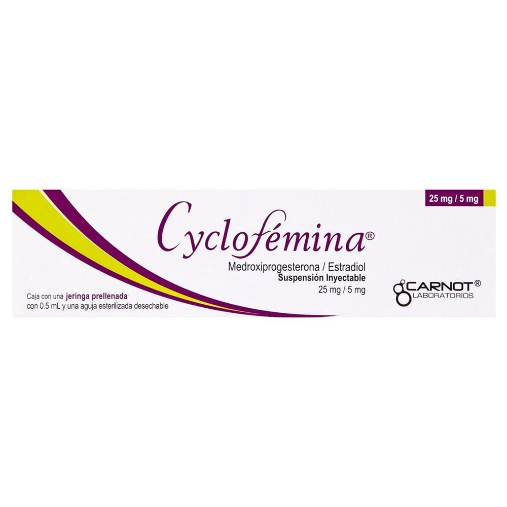 CYCLOFEMINA 25/5MG JGA PRE 5ML