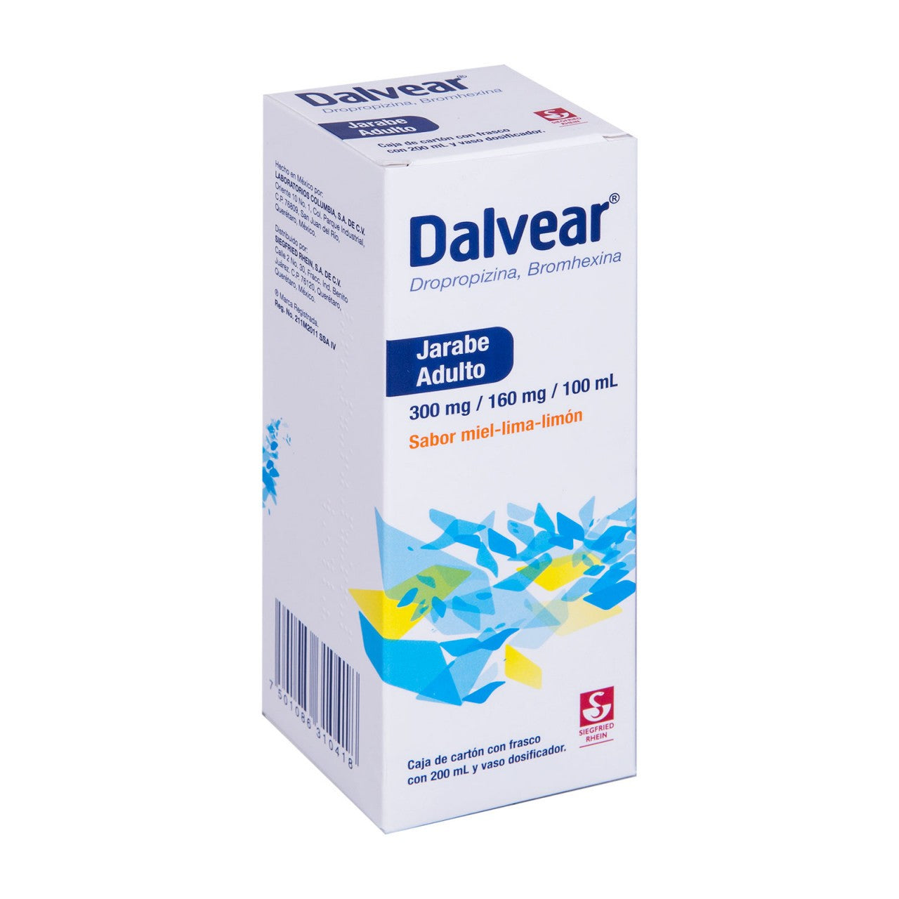DALVEAR 300/160MG ADJBE200ML
