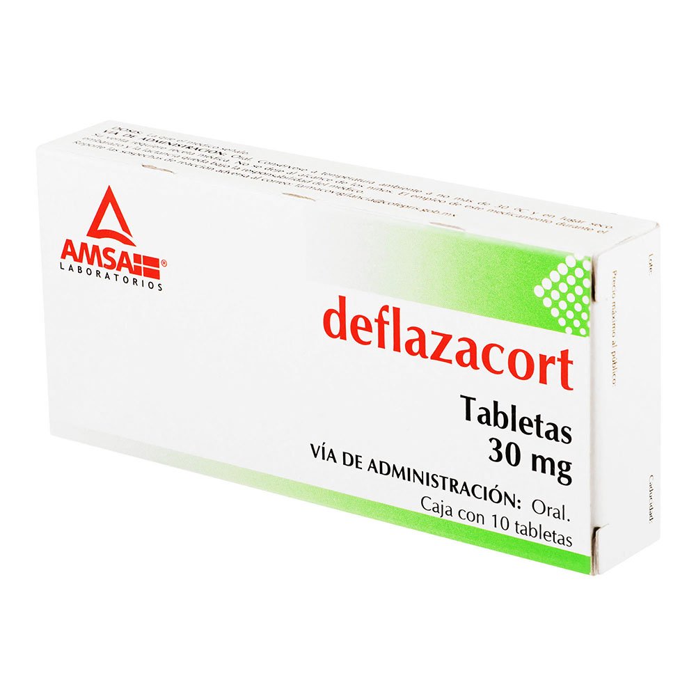 DEFLAZACORT 10 TAB 30 MG
