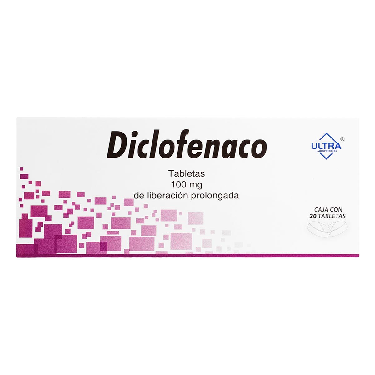 DICLOFENACO 20 TAB 100 MG