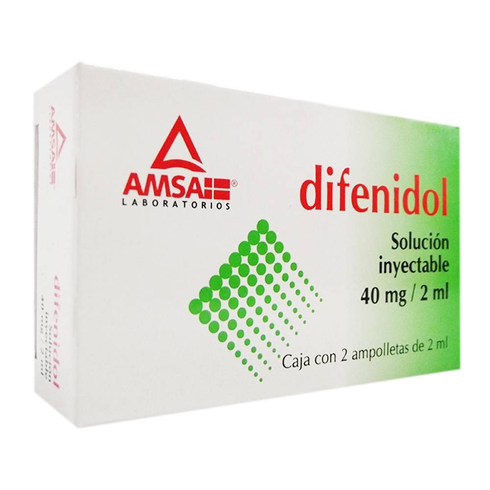DIFENIDOL 2 AMP 40MG/2 ML