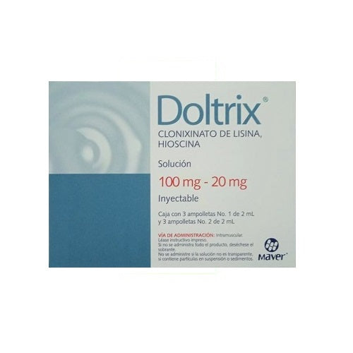 DOLTRIX 3 AMP 100/20MG MAVER