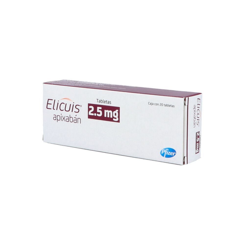 ELICUIS 2.5 MG 20 TAB