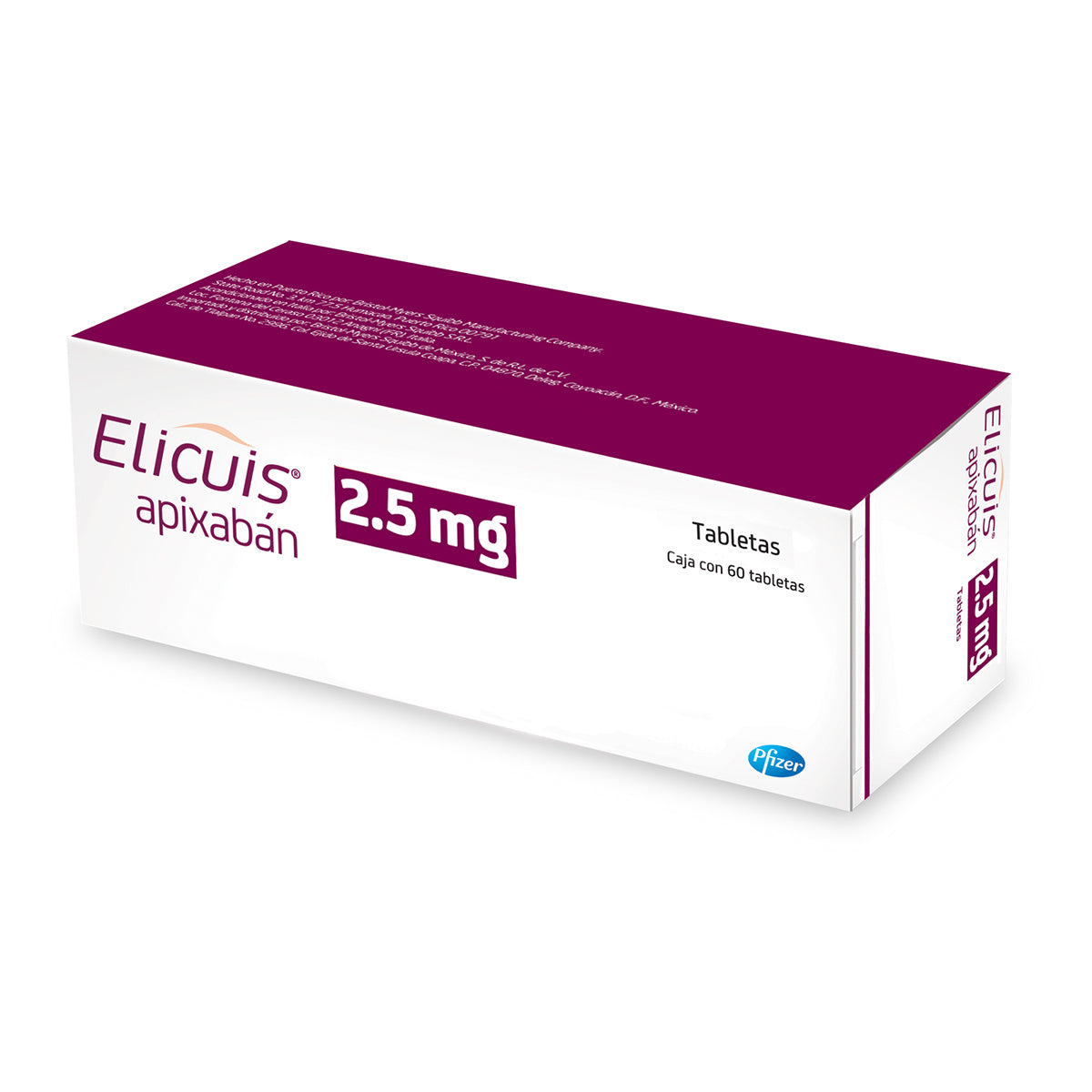 ELICUIS 2.5 MG 60 TAB