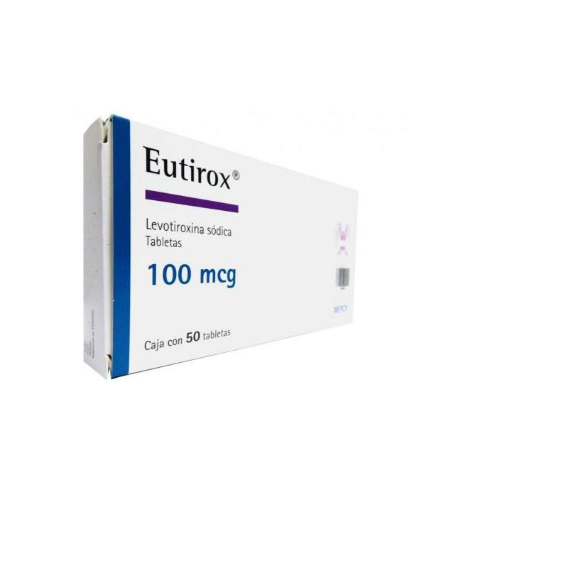 EUTIROX 100 MCG 50 TAB