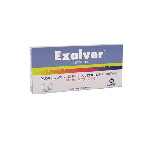 EXALVER NF 10 TAB 500/15/5 MG