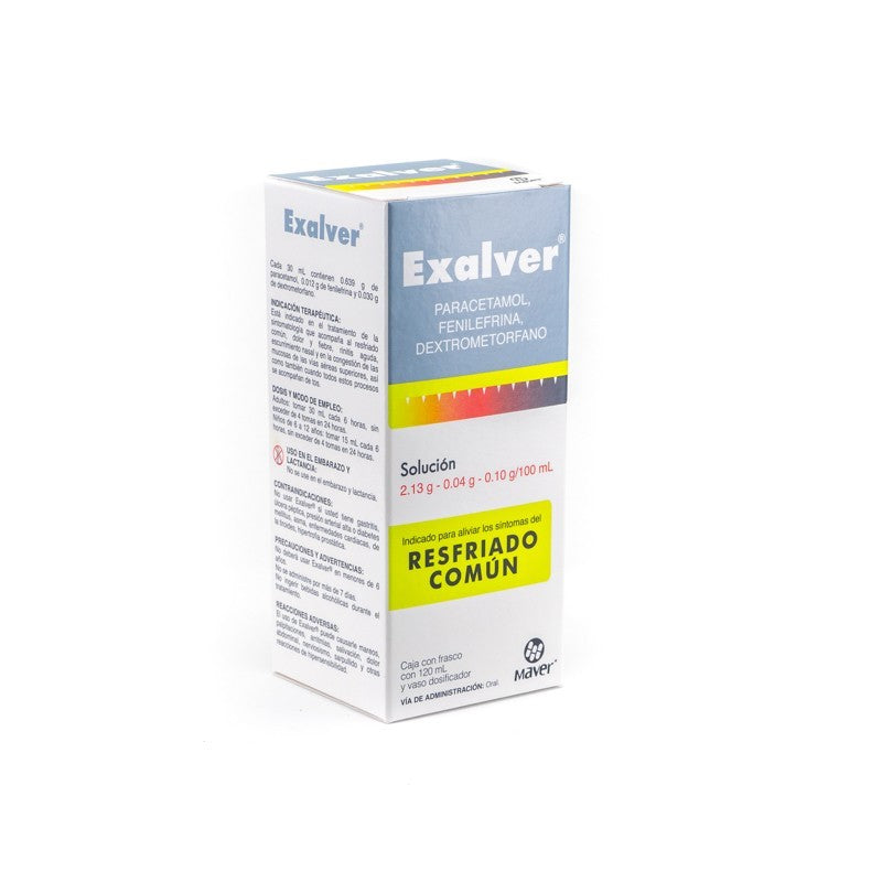 EXALVER 1 SOL 200/200/100MG/5/120 ML